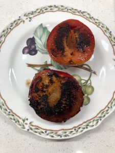 Charred Peaches.